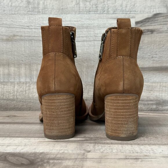 Blondo Noa Brown Suede Bootie Waterproof Womens Size 8.5 - Picture 3 of 5